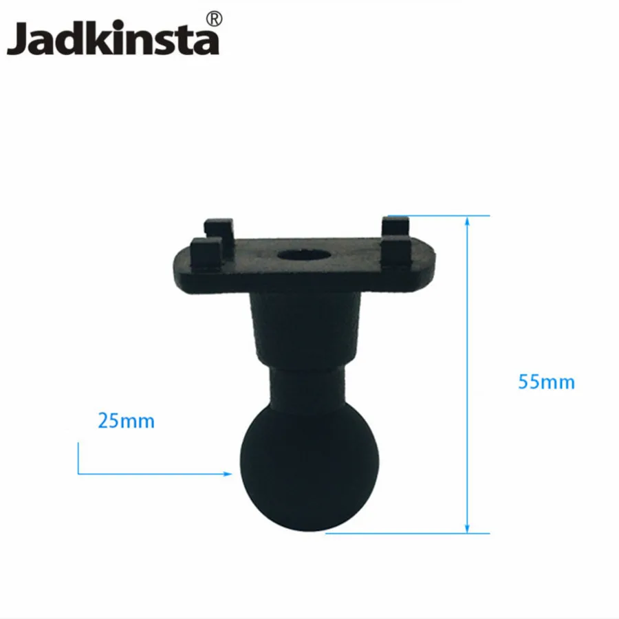 

Jadkinsta 4 Hole Claws AMPS Adapter Plate with 1 inch Rubber Ball Mount Head Compatible for Ram Mounts for Gopro Garmin GPS DVR