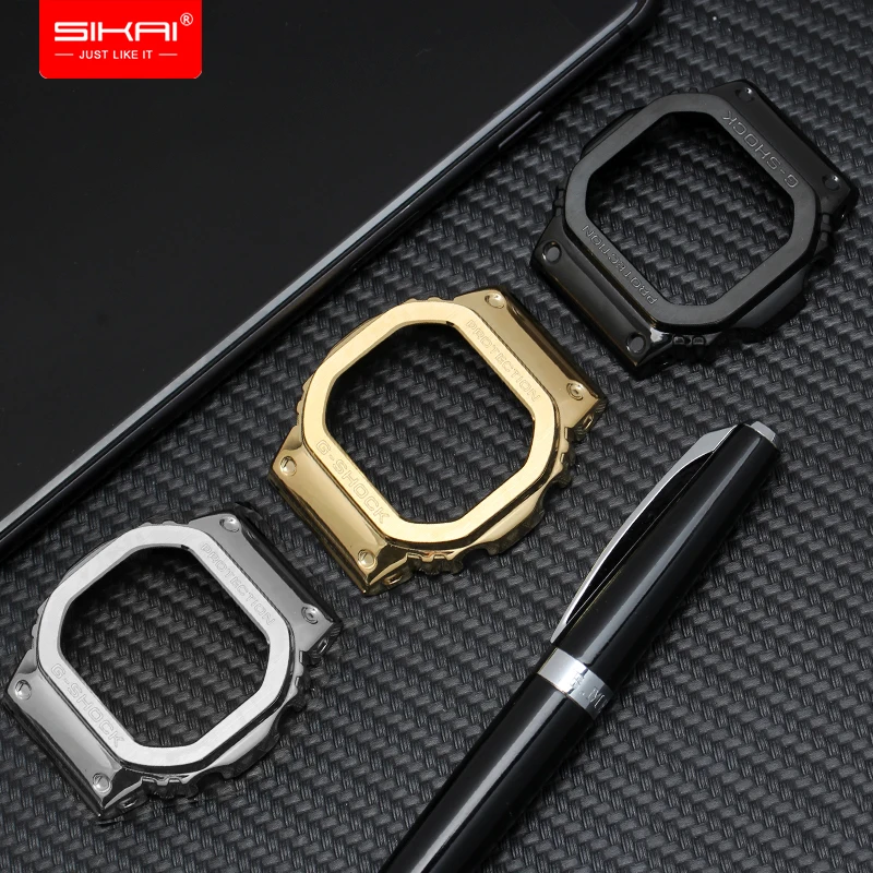 Fever-High-end-316L-Stainless-Steel-Watchband-Case-For-Casio-DW5600-GW-5000-5035-GW-M5610 (2)