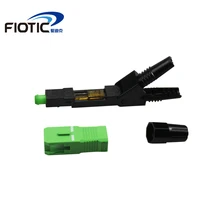 100PCS/box FTTH SC/APC singlemode fiber optical SC/APC quick connector high quality Fiber Optic Fast Connector Free shipping