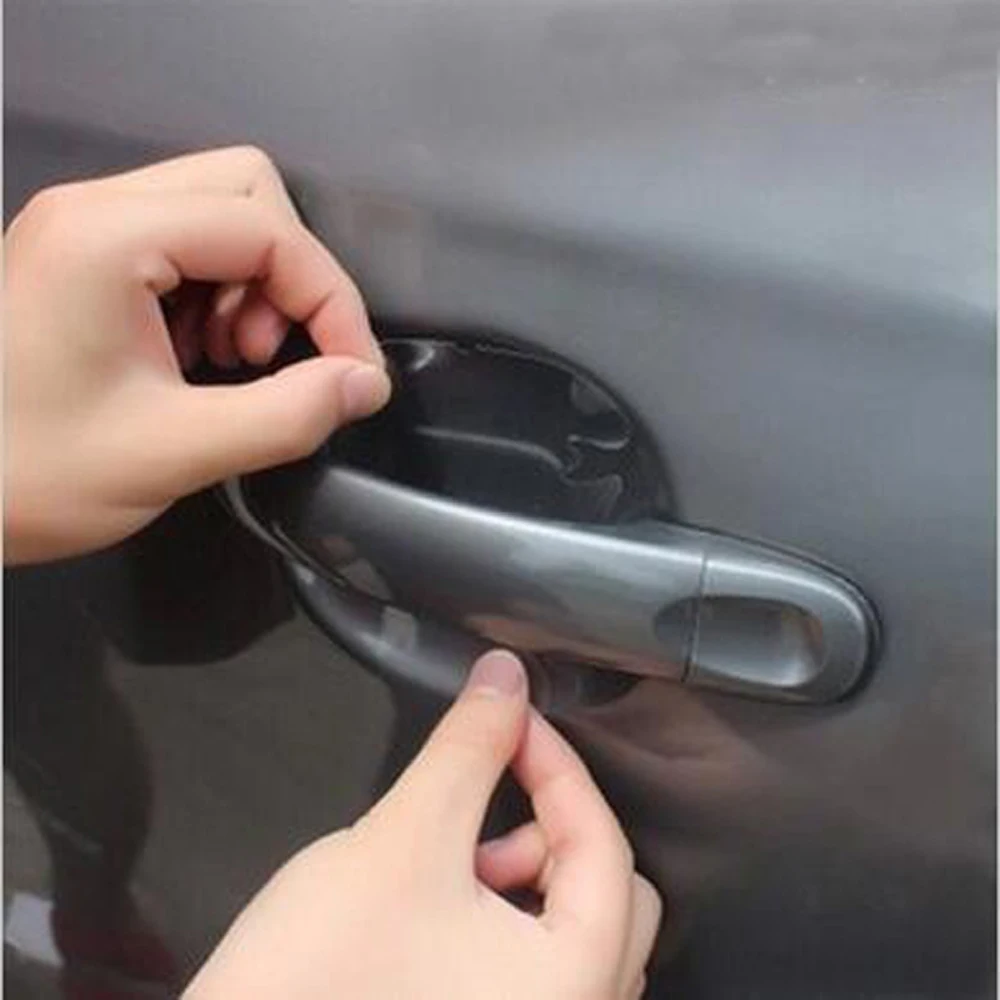 

2018 new quality car protection handle stickers FOR alfa romeo vw passat b6 kia citroen c4 ford ranger e46 honda fit Accessories