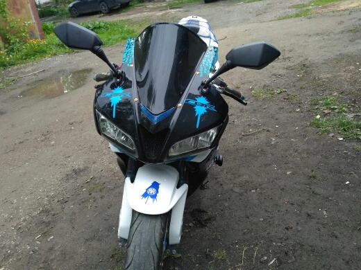 Универсальное зеркало заднего вида для мотоциклов и скутеров yamaha R1 R3 R6 FZ6 tmax530