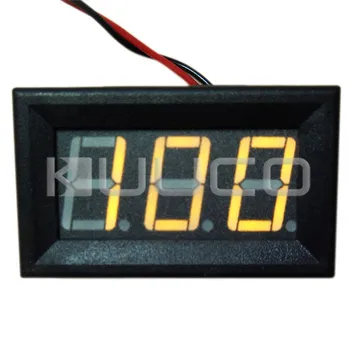 

Two wires Voltage Test Meter DC 7~100V Yellow Led Display Digital Voltmeter Mini DC 12V 24V Voltage Monitor Meter/Panel Meter