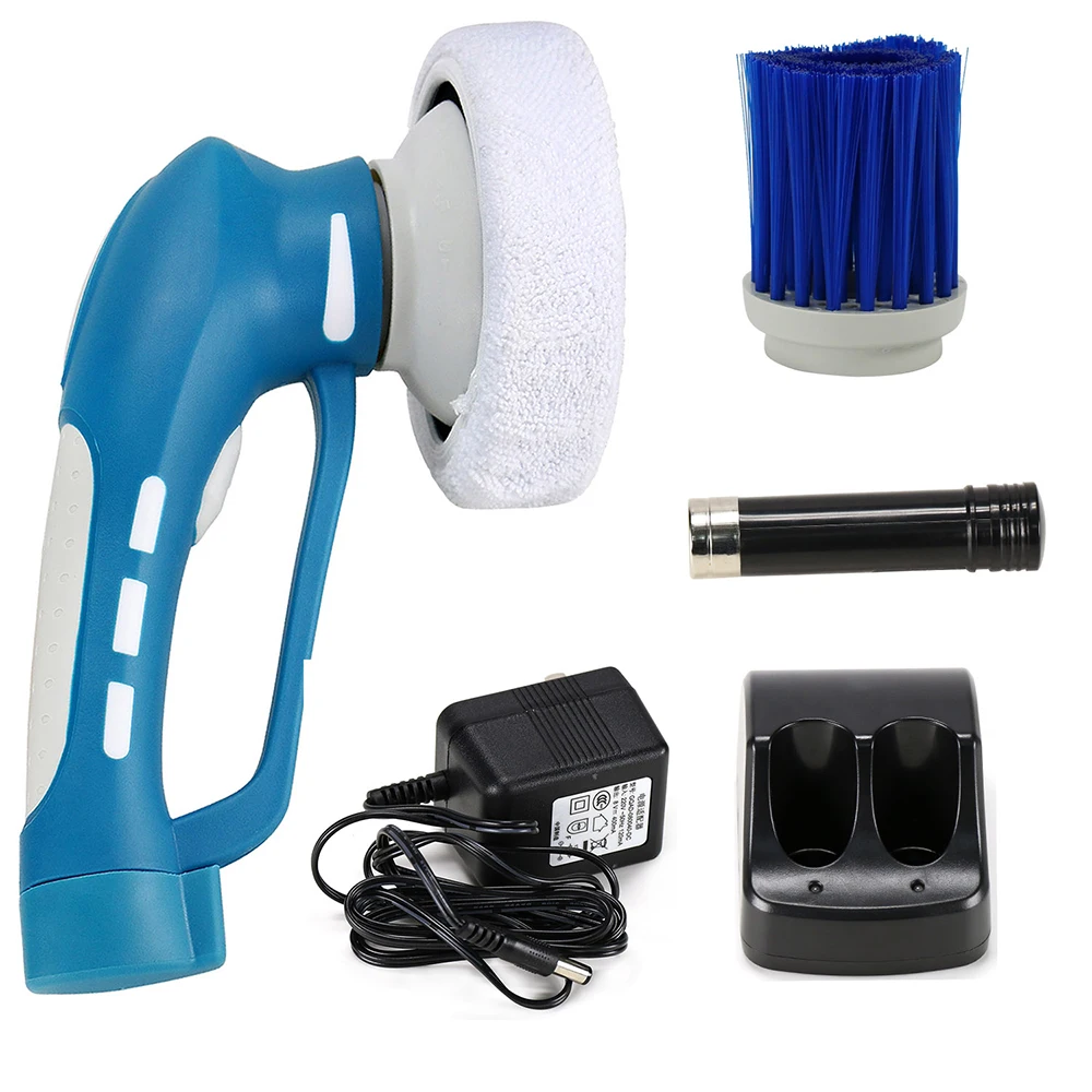 

Car Polishing Care Mini Cordless Car Polisher Oiling Machine Tool Handheld Electric Car Cleaner with 3 kinds brushes Waterproof