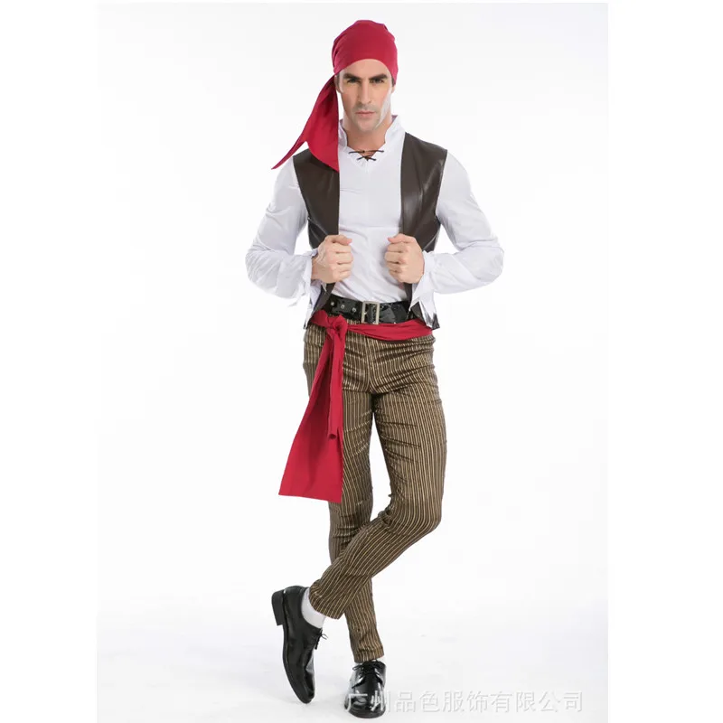 m xl pirate cosplay men halloween robber costumes bandit role play stage performance masquerade rave party festival parade dress - Raving Rabbids Halloween Costume m xl pirate cosplay men halloween robber costumes bandit role play stage performance masquerade rave party festival parade dress - Raving Rabbids Halloween Costume