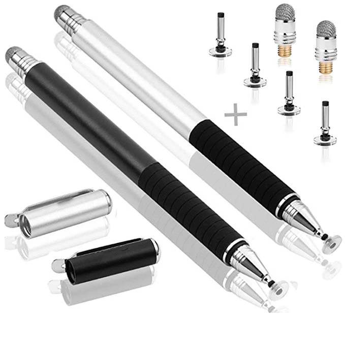 

2pcs/set Universal Stylus Pen Multifunction Screen Touch Pen Capacitive Touch Pen For iPad iPhone Samsung Xiaomi Huawei Tablet