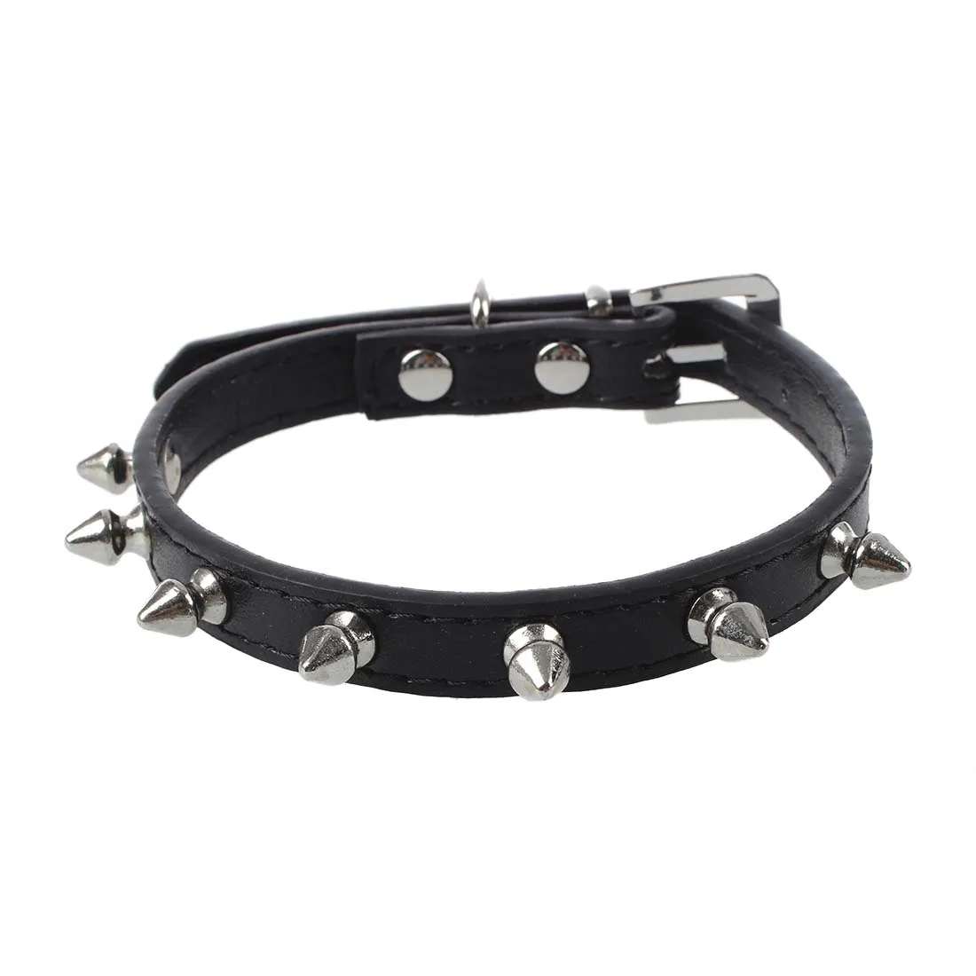 Hot Dog Collar Dog Collar Belt Collars Black Adjustable Sin Collars