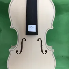 Белая скрипка 4/4 цельный клен сзади модель Гварнери 1741 NO1