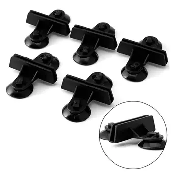 

High Quality 5 Pcs Aquarium Fish Tank Divider Black Suction Cup Divider Sheet Holder Fish Tank Baffle Clip