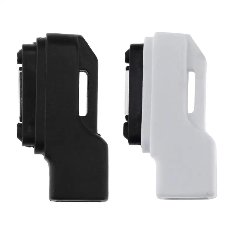 

black white 2 pcs Cable Micro USB Magnetic Charger Connector Converter Adapter For Sony Xperia Z3 Z2 z1 Compact Mini Z3 Tablet