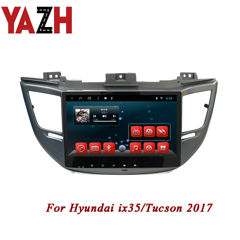 Perfect YAZH 2 Din Android Full HD Touch Screen 8 Core System for Hyundai ix35/Tucson 2017 With GPS Navigation car headrest stereo radio 0 Perfect YAZH 2 Din Android Full HD Touch Screen 8 Core System for Hyundai ix35/Tucson 2017 With GPS Navigation car headrest stereo radio 0