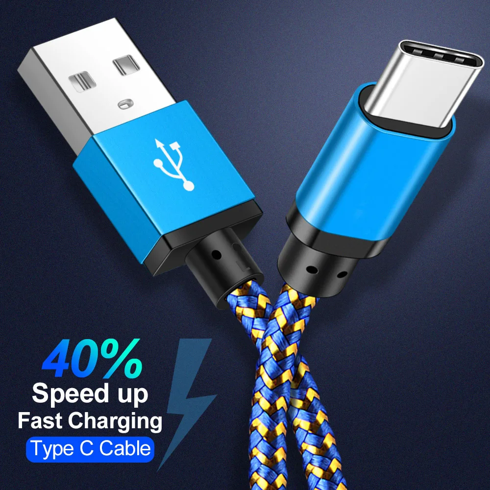 Кабель usb type-C, 1 м, 0,5 м, 5 В, 2 А, для быстрой зарядки, USB C, кабель type-C для samsung S9, Xiaomi Redmi Note 6, зарядное устройство USB-C, кабель type-C