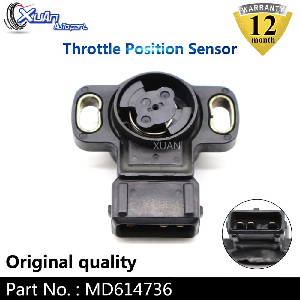 

XUAN THROTTLE POSITION SENSOR TPS SENSOR MD614736 For Mitsubishi Diamante Montero Sport Mighty Max 3.5L