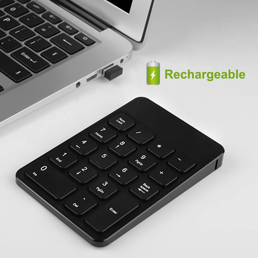 MN-03 USB rechargeable wireless numeric keyboard main image 07