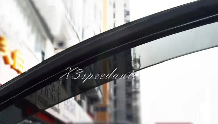 Для Subaru XV 2012- дождь/солнце шестерни бровей защита от повторного обжига кадров высокого качества пластик