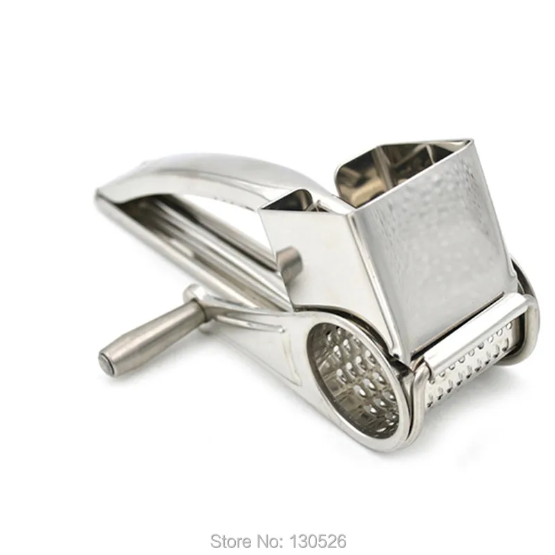 

2016 New Stainless Steel multi-functional Classic Rotary Cheese Grater Safe cheese graters Cooking Tools kitchen Accessories