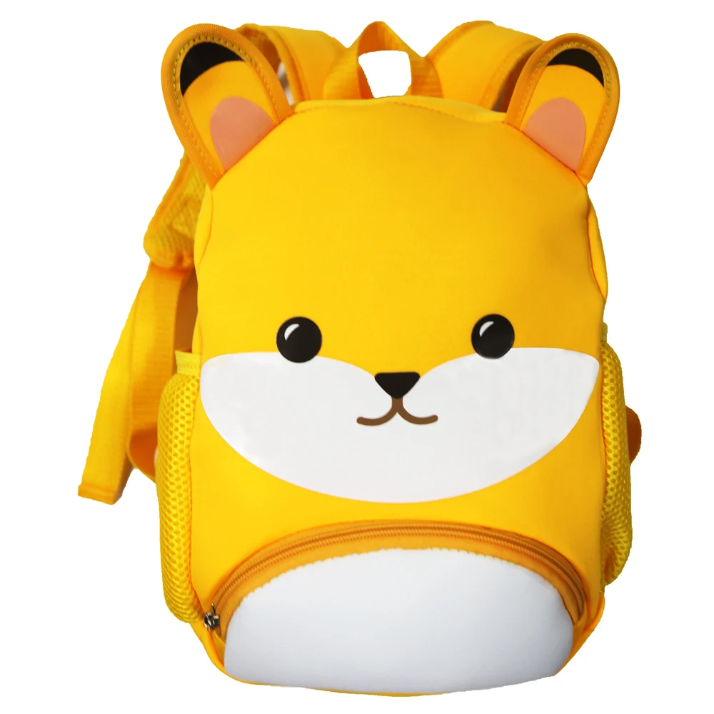 KOKOCAT Дети 3D милые животные дизайн рюкзак Малыш неопрен школьные сумки детский сад мультфильм удобная сумка - Цвет: Bear