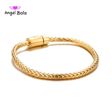 Будда цепочка-браслет в виде веревки золото и розовое золото цвет браслет Модные женские ювелирные изделия B1019-8