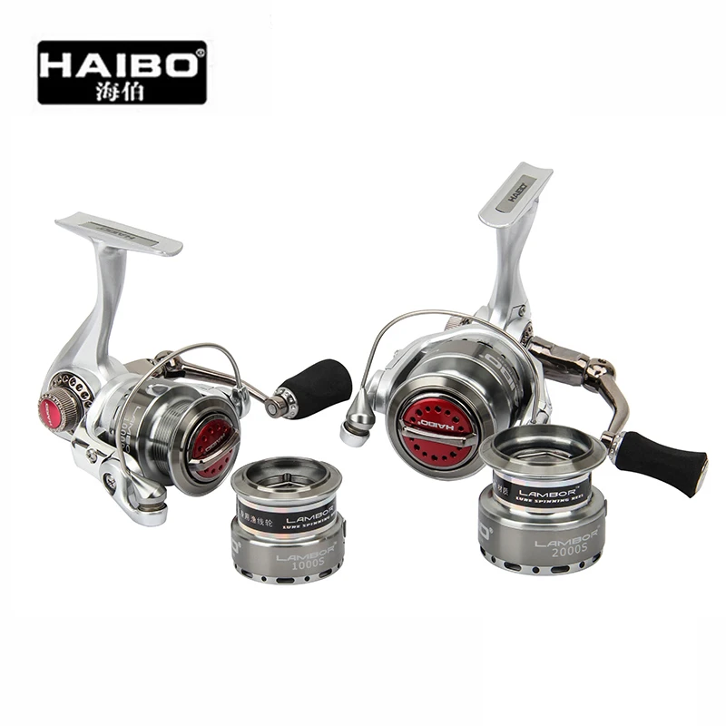 HAIBO двойной катушки высокопрочного Материал 8 Ball Bearing10S/20 s спиннинг катушка