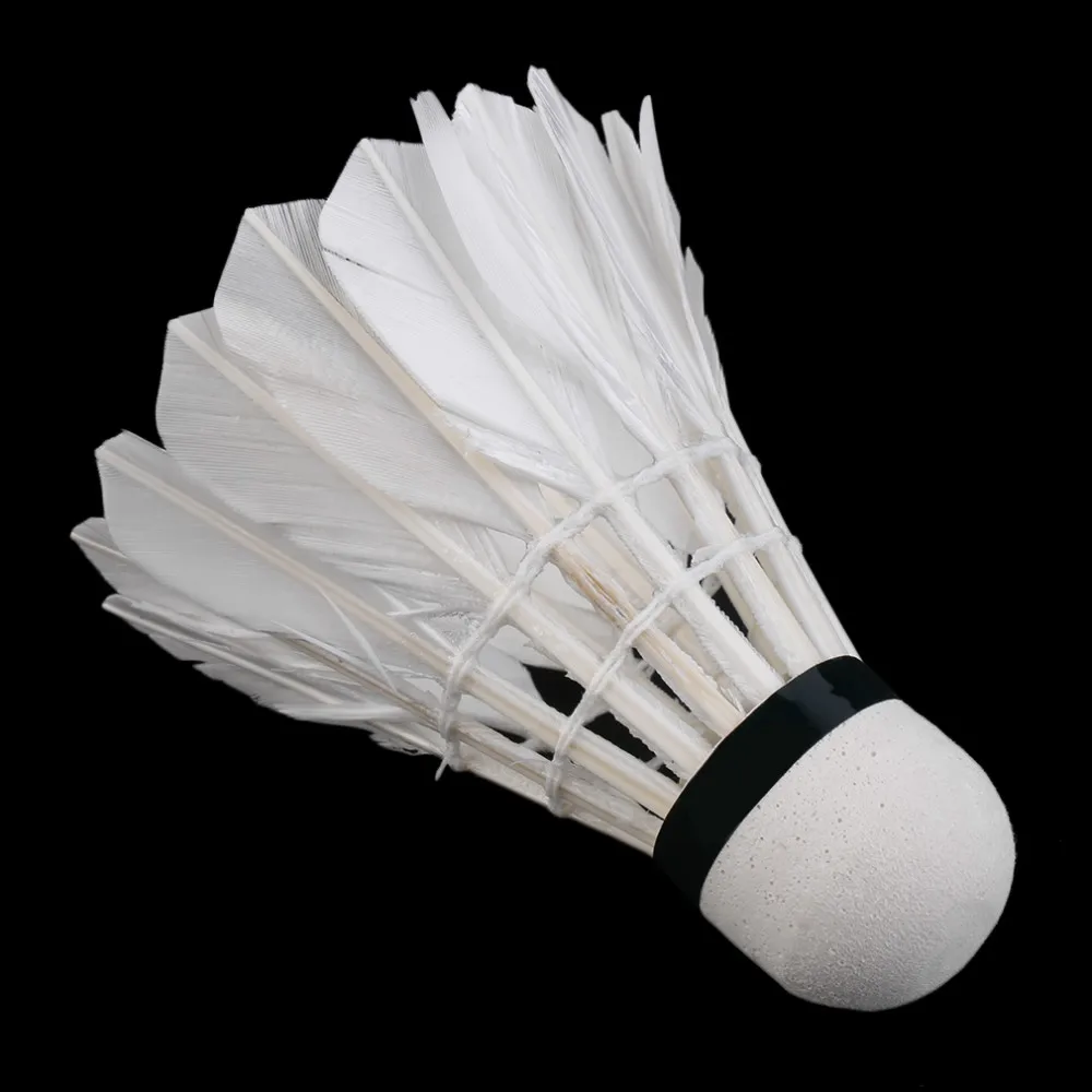 3 шт. игровой спортивный тренировочный белый воланчик с перьями Бадминтон мяч
