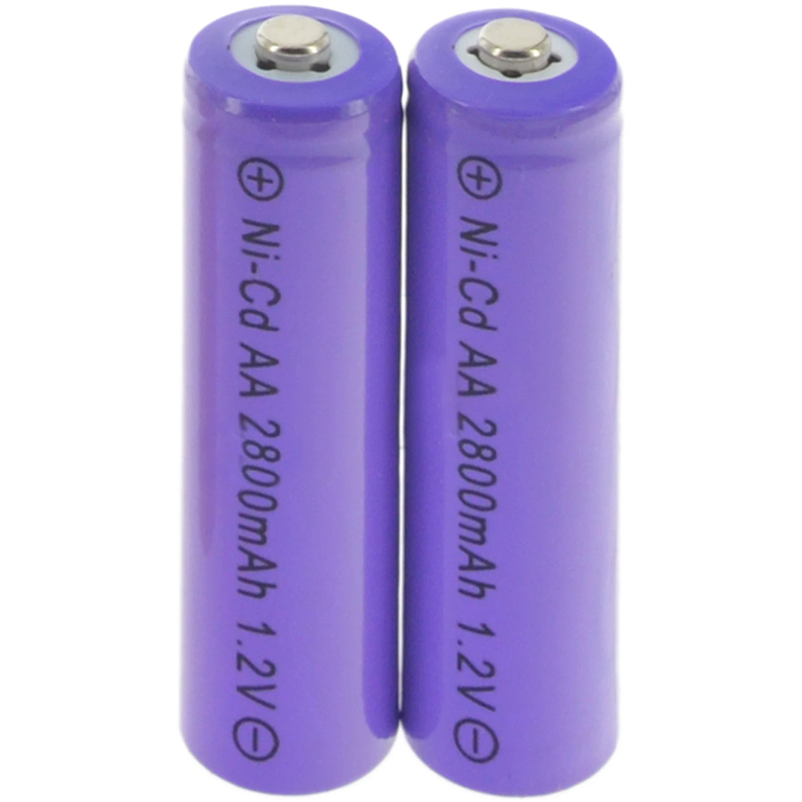 2-24 Лот AA Ni-Cd перезаряжаемая батарея NiCd 2800mAh 1,2 v Садовый Солнечный светильник фиолетовые аккумуляторные ячейки для игрушек