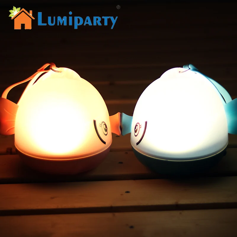 

LumiParty Remote Control LED Light Projection Lamp 3D Kissing Gourami Night Light for Christmas Gifts jk35
