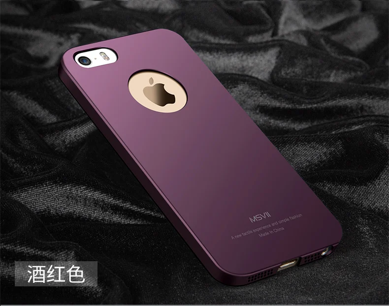 For iPhone 5S Case MSVII Luxury Ultra Thin Slim Matte Hard PC Cover For Apple iPhone 5 5S 5SE SE SE2 SE3 2020 2022 iPhone5 Cases cool iphone se cases