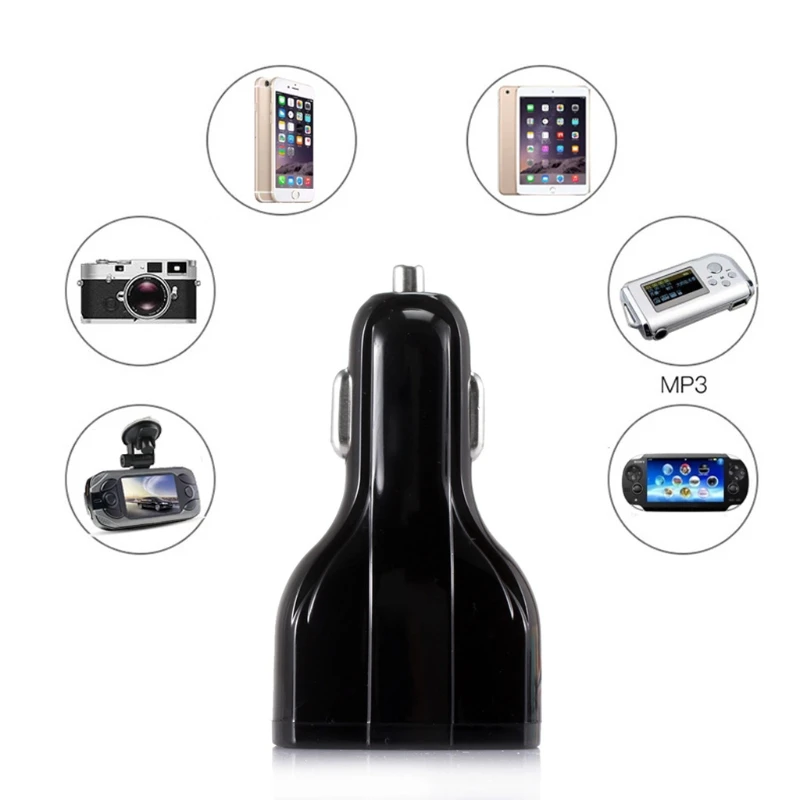 3 USB QC 3.0 سريع شاحن سيارة سريعة تهمة 3.0 ل فون سامسونج Xiaomi HTC GPS