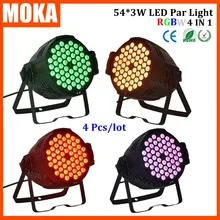 4 шт./лот 2016 led par света 54*3 Вт китай стиле диско dmx rgbw 4in1 света партии для dj клуб этап события