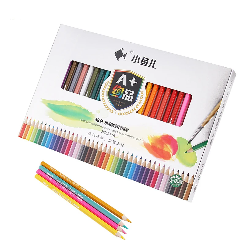 

Artist Professional Fine Art Colored Pencils Set 48 Colors Drawing Sketches lapices de colores profesionales For School Supplies