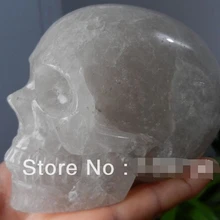 Натуральный кварц резной хрустальный череп, Реалистичный, Хрустальный заживление