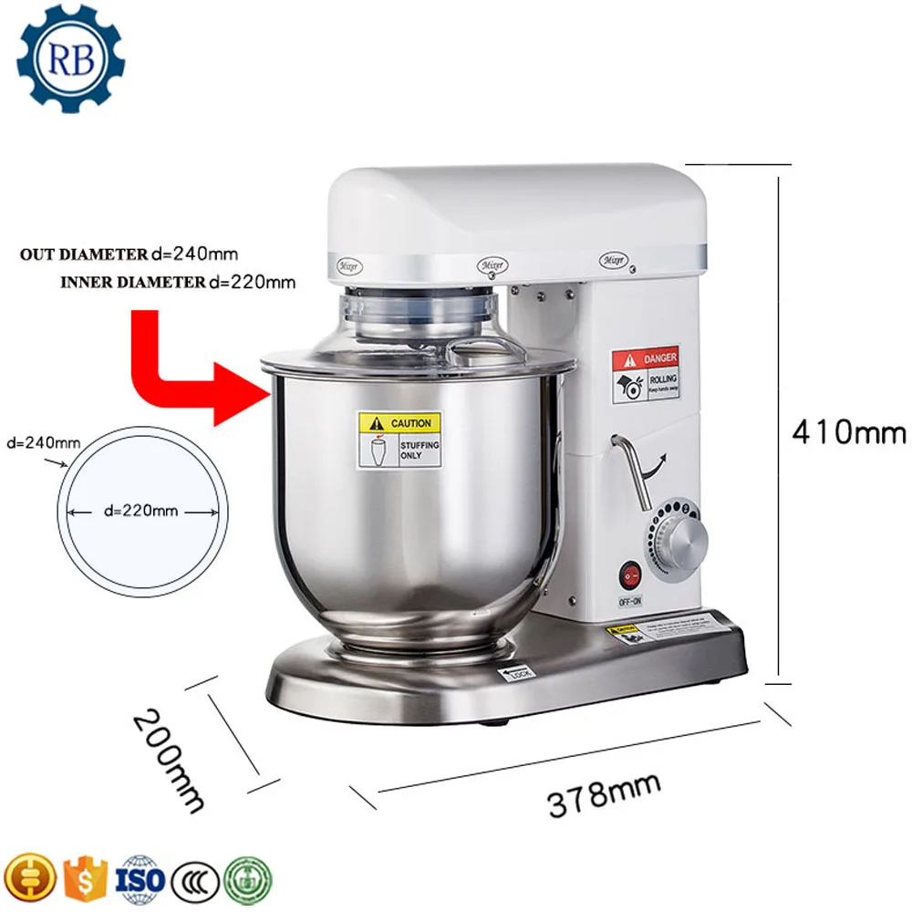 304 Корпус из нержавеющей стали проминальная машина тестомешалки замешивая муку яйцо stirr ударные блендер для заводская цена