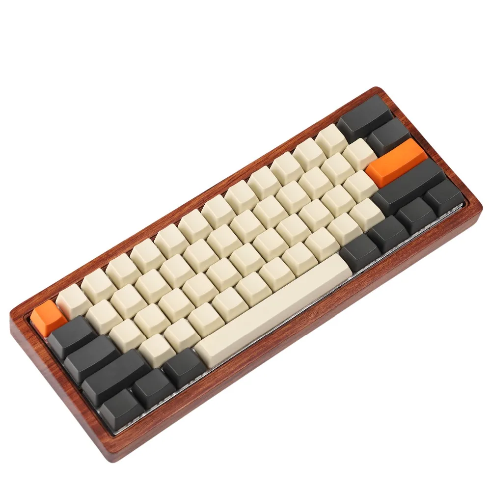YMDK Carbon 61 87 104 клавиши без рисунка толстые PBT OEM профильные колпачки для