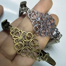 

1PC Elegant Silver/ Bronze Metal Hollow Brooch For Women Cardigan Clips Fashion Sweater Jewelry