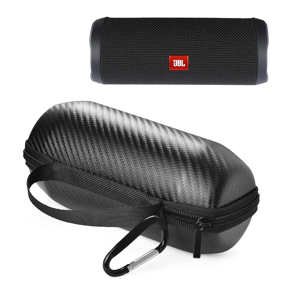 Caixa de Som Bluetooth sem Fio Estojo de Transporte para Viagem para Jbl Resistente com Cinto à Prova de Impacto Bolsa para Ambientes Flip Portátil Externos 4 Eva - Image 2