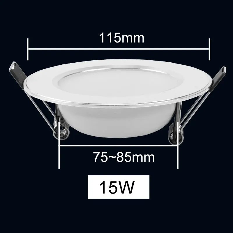 outside up and down lights 6Pcs 220V 230V Led Downlight 3W 5W 7W 9W 12W 15W LED Ceiling Round Recessed Lamp LED Spot Light For Bathroom Kitchen ceiling lights for living room Downlights