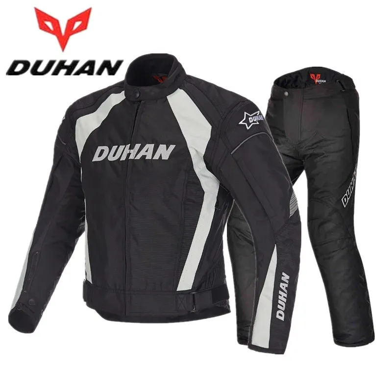 DUHAN motorcycle riding clothes suit Winter man Moto Racing suits