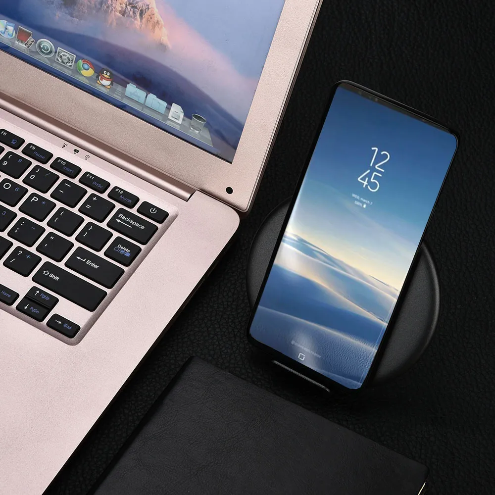Беспроводное зарядное устройство для Apple iPhone X 8 Plus Samsung Galaxy S9 S8 S7 S6 Note 9