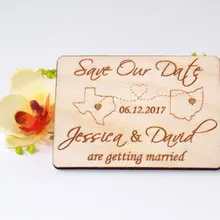 Индивидуальные свадебные назначения сохранить дату магниты, на заказ дерево деревенский карта сохранить дату, вечерние подарки для вечеринок