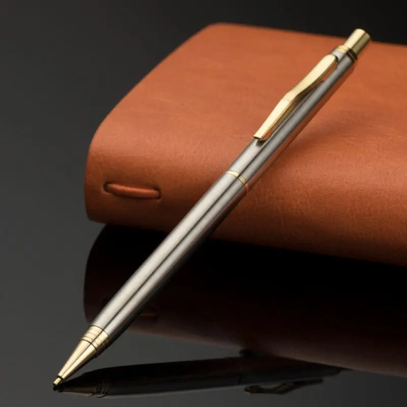 

0.5mm Commercial Metal Ballpoint Pen Mechanical Pencil Automatic Pens Writing Drawing School Supplies Stationery