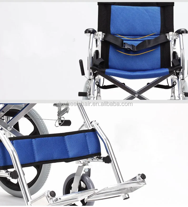 Горячая Легкая Складная ручная инвалидная коляска