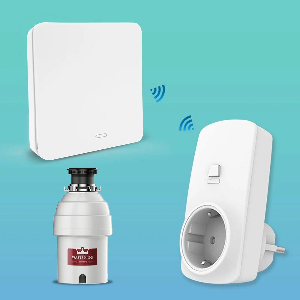 Food Waste Disposers Garbage Disposal Wireless Switch Remote Control EU