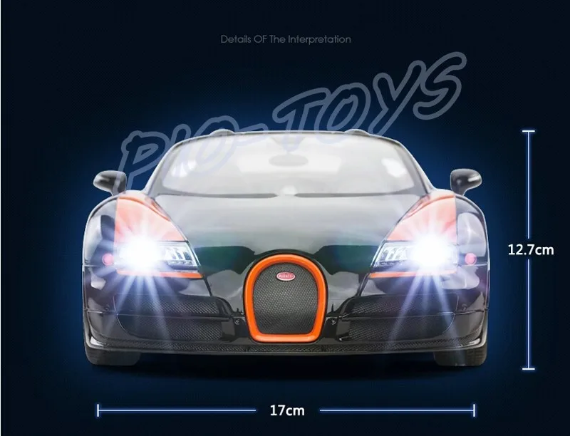 Подарок на год Bugatti Veyron 1/14 масштабная модель 2,4G RC автомобиль скорость дрейф гоночный автомобиль пульт дистанционного управления автомобиль игрушки подарок