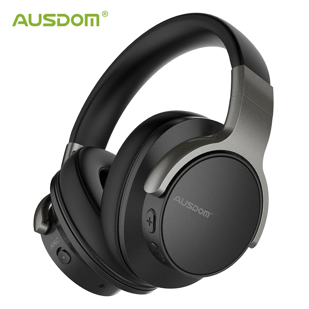 

Ausdom ANC8 Wireless Headphones Bluetooth Headphones ANC Active Noise Cancelling Wireless Bluetooth Headset HiFi Bass Microphone