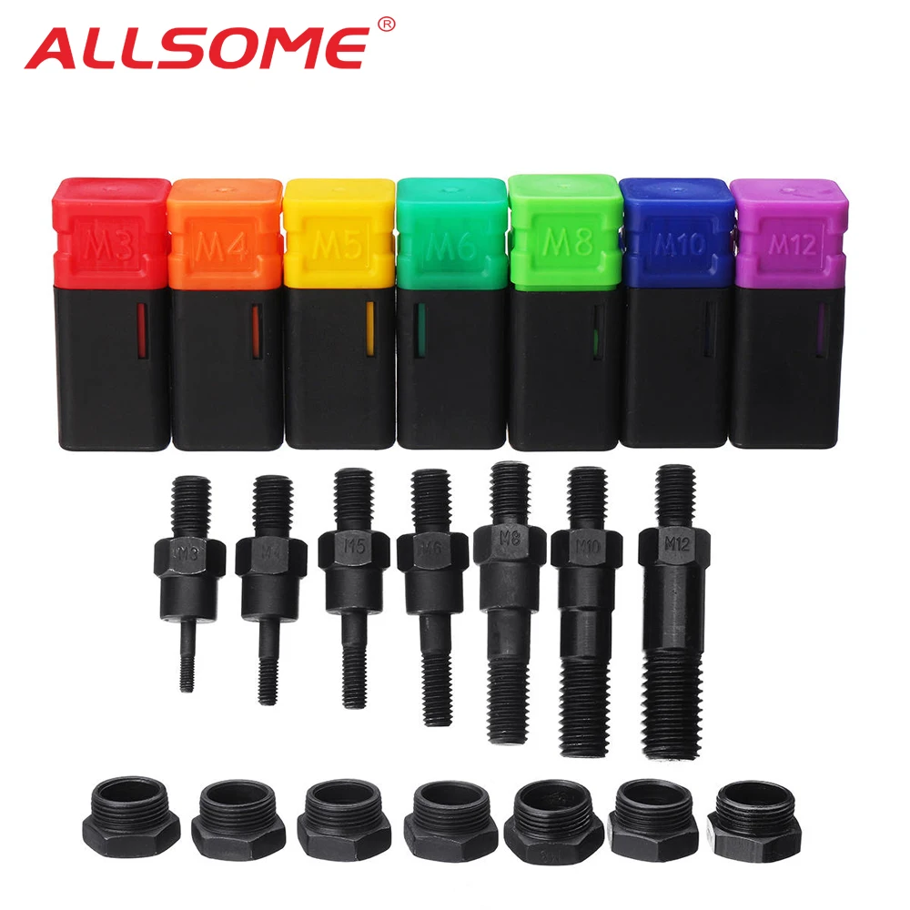 M3-M12 replacement riveter gun part threaded mandrel for hand nut rivet metricSS