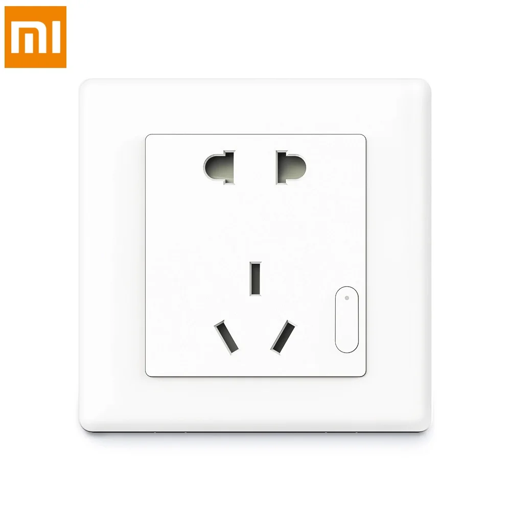 

Xiaomi Aqara Formal Edition Smart Wall Socket ZigBee Timing Power Monitoring Safety Outlet For House Office In Stock