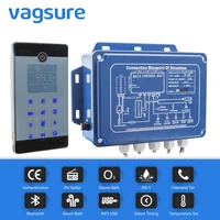 IPX5 Waterproof Wall Mounted Style bluetooth Wet Steam Room Sauna Spa Bath Generator 2.8KW 110V/240V With Shower Controller 2