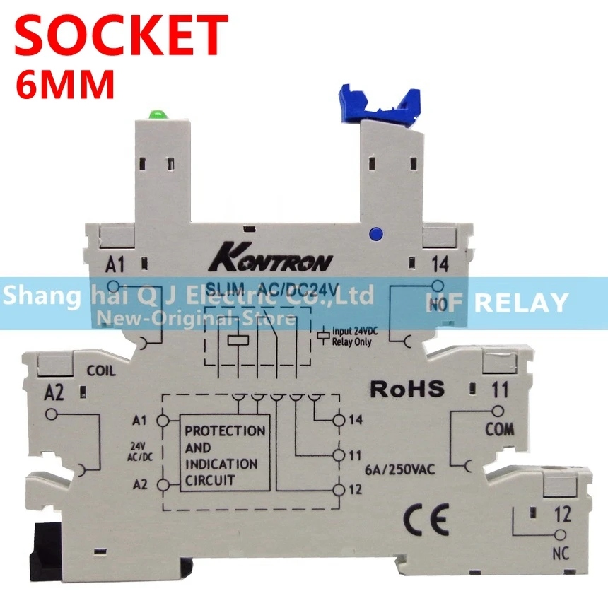 HF реле HF41F-24-ZS HF41F-12-ZS HF41F-5-ZS(555) 6A 1CO HF41F 5 В, 12 В, 24 В постоянного тока, вафли реле и