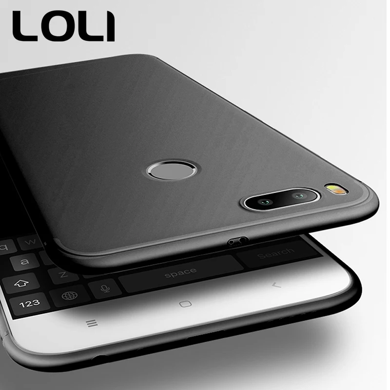 For Xiaomi 5X Matte Case Luxury Soft TPU Ultra-thin Back Cover Black Cases LOLI MI5X A1 Fashion |