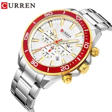 CURREN Top Brand Fashion Men's Watch 2018 Stainless Steel Quartz Curren Watches Waterproof Brand Luxury Quartz Male Clock CURREN Top Brand Fashion Men's Watch 2018 Stainless Steel Quartz Curren Watches Waterproof Brand Luxury Quartz Male Clock