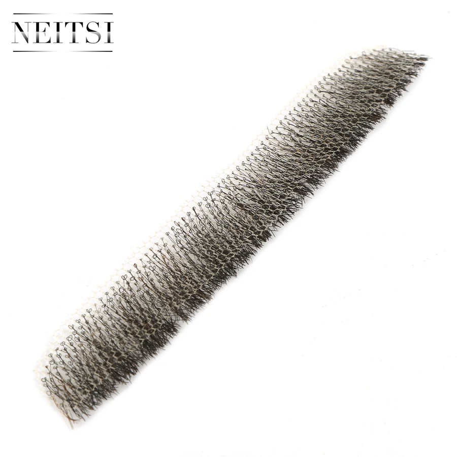 Neitsi 1 шт. усы ручной работы человеческие волосы кружева Поддельные Борода KS-M905